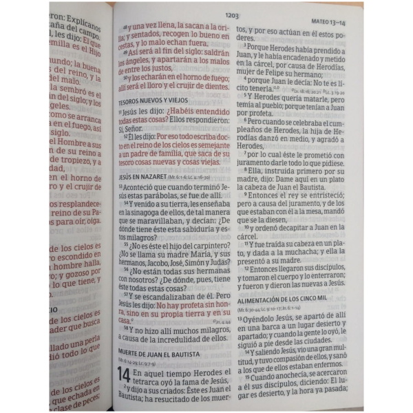 Biblia Grande, Letra Gigante Rvr1960 Piel Fabricada Marrón - Image 2
