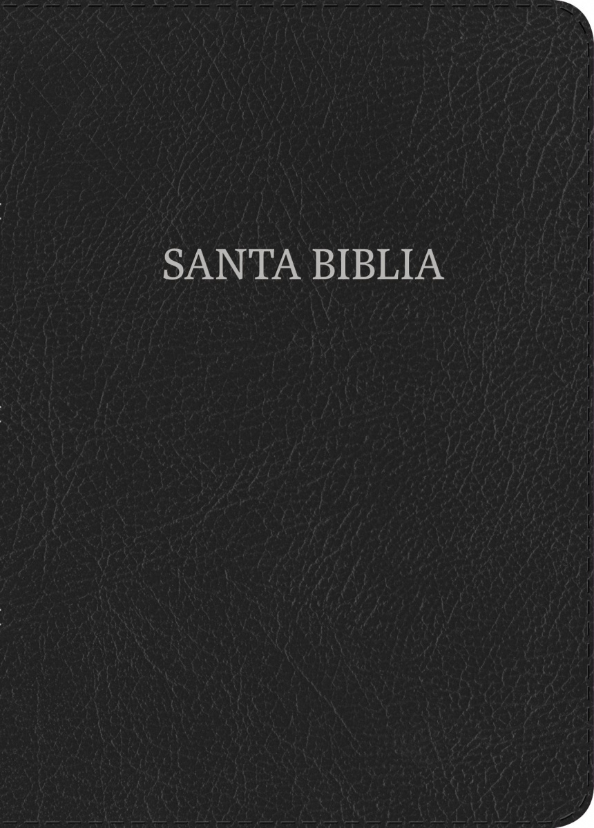 Biblia RVR 1960 Letra Grande Piel Negra Compacta