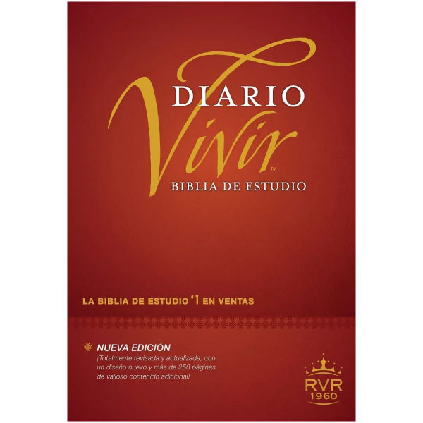 Biblia RVR60 de estudio diario vivir t/d actualizada