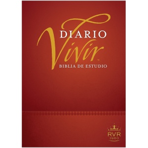 Biblia de estudio del diario vivir RVR60 Tapa Dura Vino