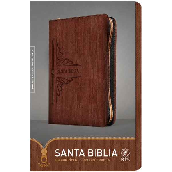 Santa Biblia Ntv, Edición Zíper, Ladrillo