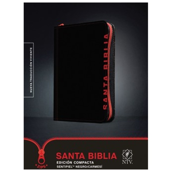 Biblia NTV compacta negro carmesí edición ziper - Image 2