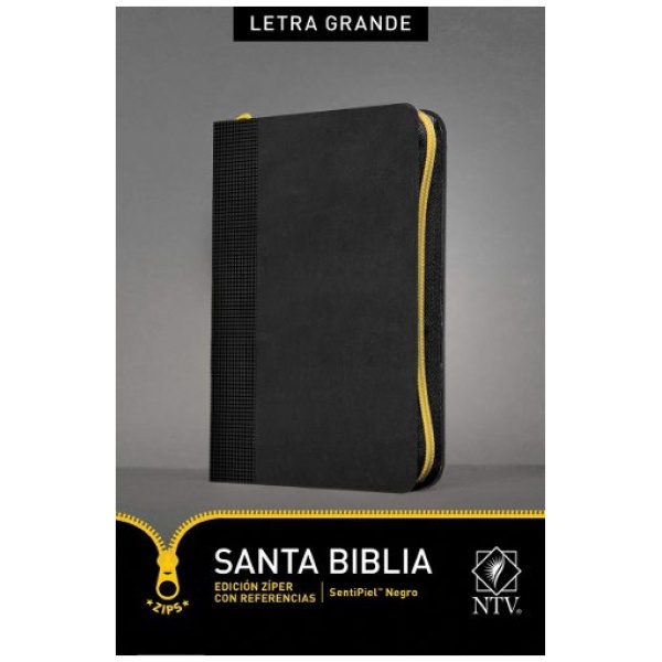 Santa Biblia Ntv Edición Zíper Con Referencias Letra Grande - Image 2