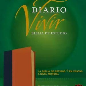 Biblia Edición Estudio Diario Vivir Ntv Imit Piel Azul/cafe