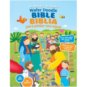 Biblia bilingüe para pintar con agua