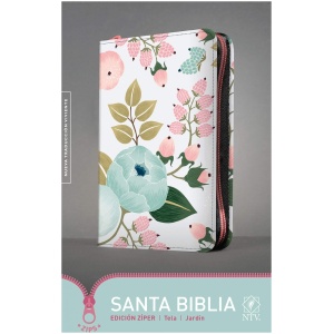 Santa Biblia NTV, Edición zíper, Jardín (Tela)