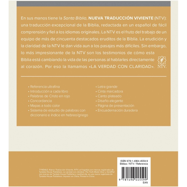 Biblia Ntv, Edición de Referencia Ultrafina, Letra Grande - Image 2