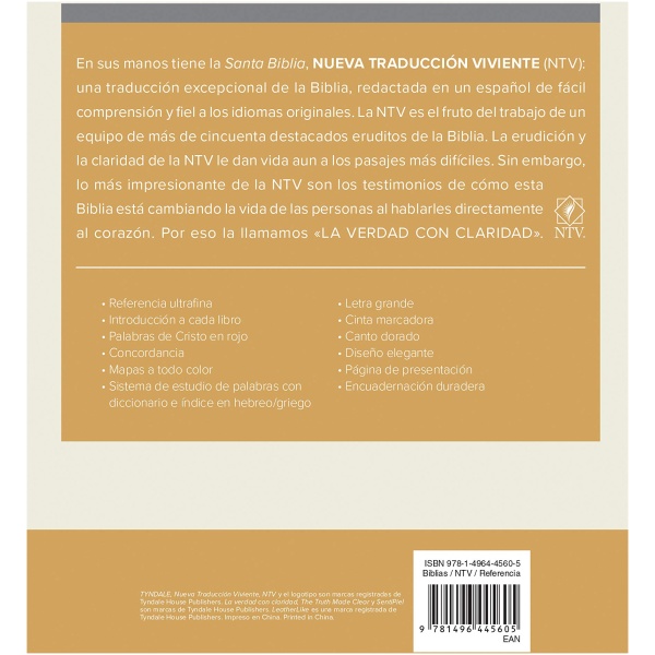 Biblia Ntv Edición de Referencia Ultrafina Letra Grande - Image 2