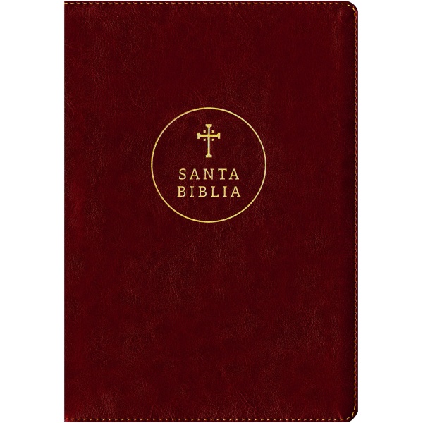 Biblia RVR60 Edición de Referencia Ultrafina Letra Grande café rojizo - Image 3