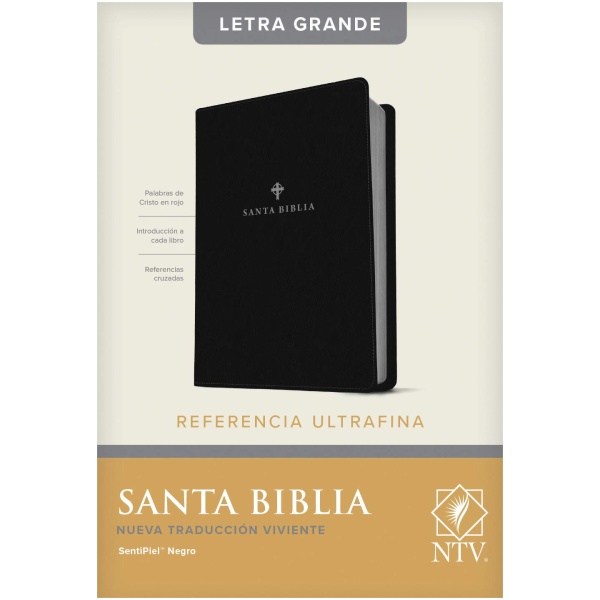 Biblia Ntv, Edición de Referencia Ultrafina, Letra Grande