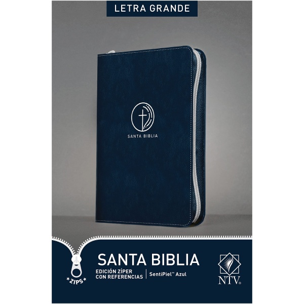 Biblia NTV Edición Zíper Con Referencias Letra Grande