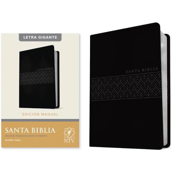 Biblia NTV Edición Manual Letra Grande Negro 12pt