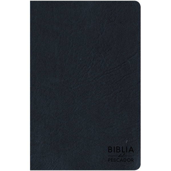 RVR 1960 Biblia del Pescador letra grande, azul símil piel