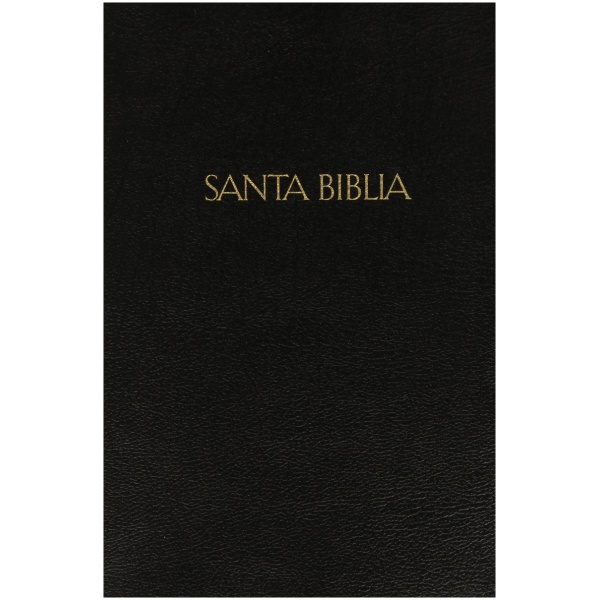 Biblia Bilingue RVR 1960-KJV, Piel Fab. Negro