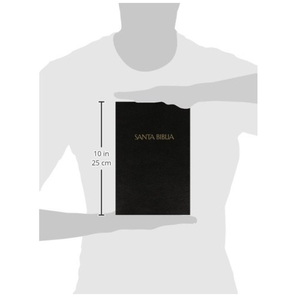 Biblia Bilingue RVR 1960-KJV, Piel Fab. Negro - Image 3