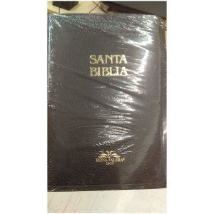 Biblia RV09 Mediana 1909 Imit Piel Negro Vr055