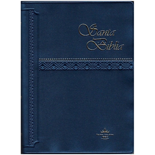 Biblia RVR60 chica vinil concordancia azul RVR042c