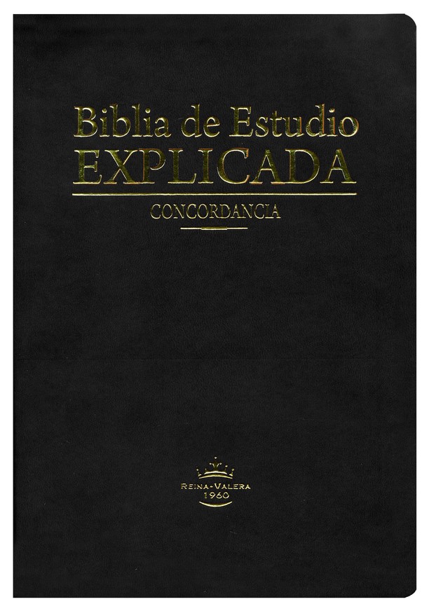 Biblia de estudio Explicada Piel especial negra - Image 2