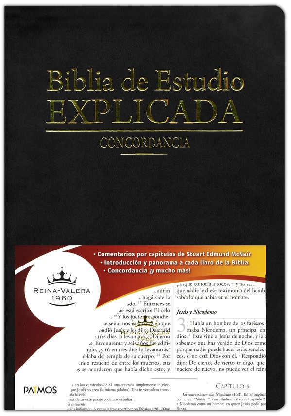 Biblia de estudio Explicada Piel especial negra