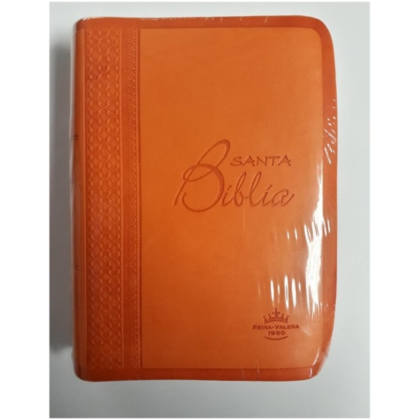 Biblia bolsillo Imit. Piel índice Naranja - Image 3