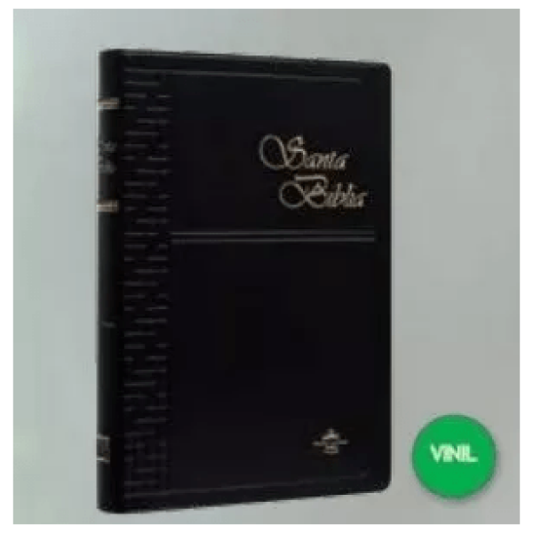 Biblia Mediana, Vinil Negro Con Concordancia