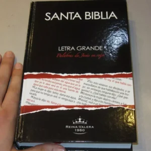 Biblia Letra Grande Tapa Dura Palabras De Jesús En Rojo Rv60