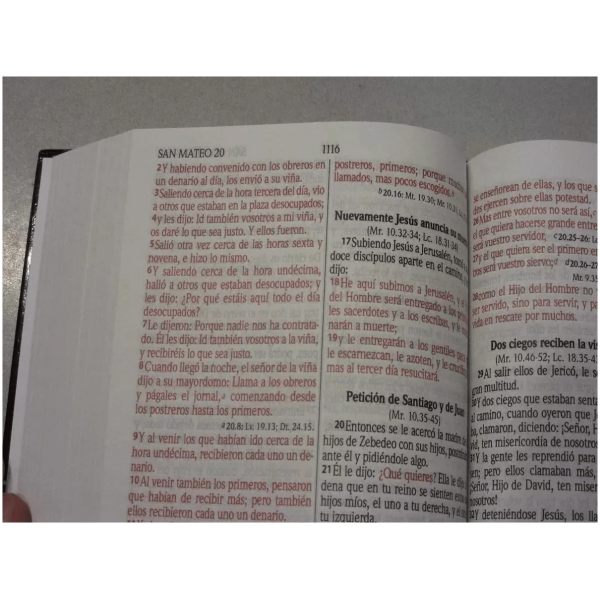 Biblia Letra Grande Tapa Dura Palabras De Jesús En Rojo Rv60 - Image 5
