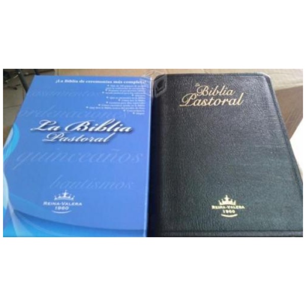 Biblia Pastoral Piel Legítima Letra grande Caja Rvr069clgti - Image 3
