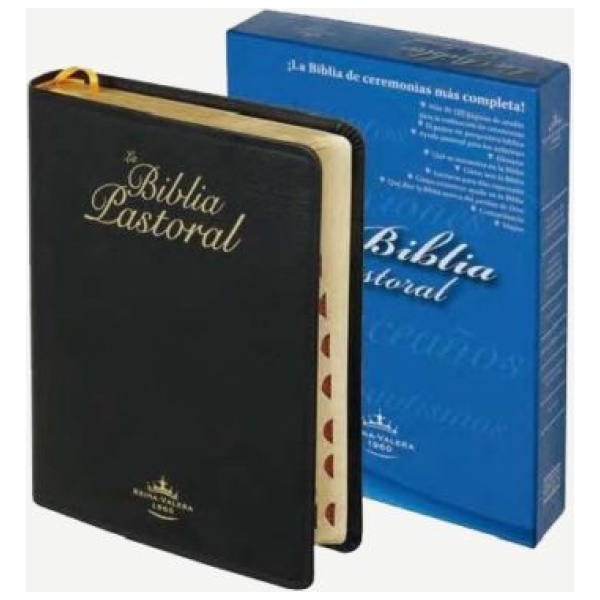 Biblia Pastoral Piel Legítima Letra grande Caja Rvr069clgti