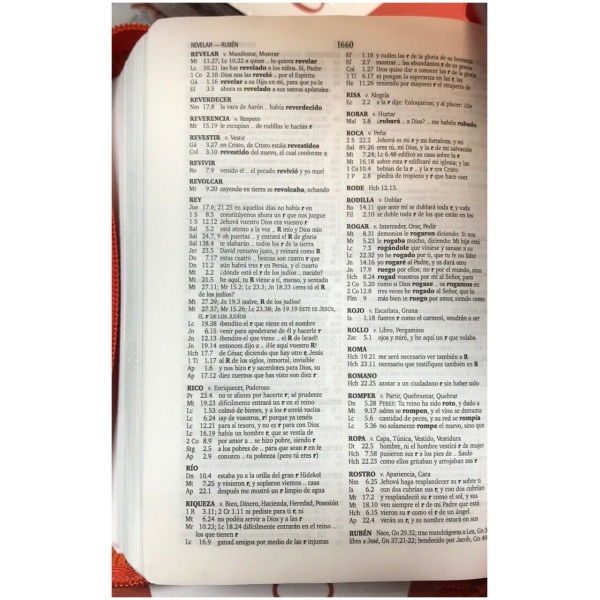 Biblia Bolsillo Con Cierre Rvr1960, Naranja - Image 2
