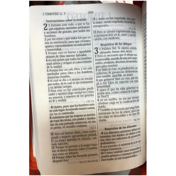 Biblia Bolsillo Con Cierre Rvr1960, Naranja - Image 4