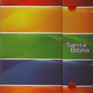 Biblia Tamaño Manual Rvr1960 Tapa Multicolor Vinil Con Broch