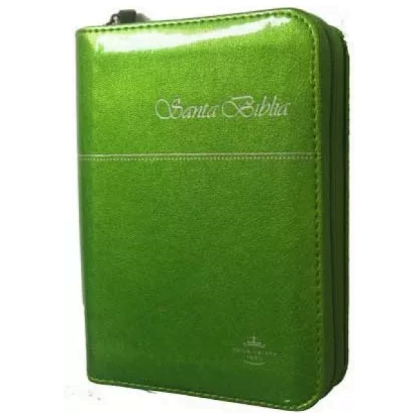 Biblia De Bolsillo Full Color Verde Cierre/indice, Rvr1960