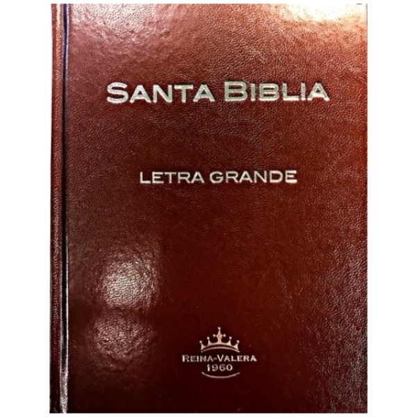 Biblia Reina Valera 1960, Mediana, Letra Grande, Café