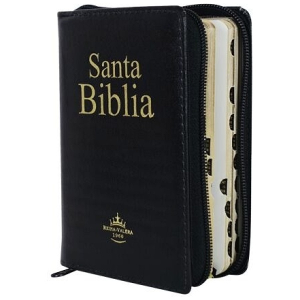 Biblia De Bolsillo Letra Gigante Rvr1960 Imitación Negro - Image 2