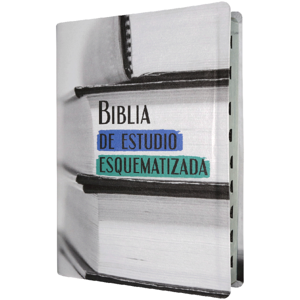 Biblia De Estudio Esquematizada im piel RVR086EEcTI