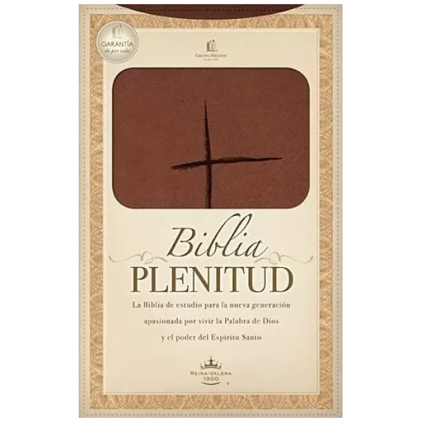 Biblia Plenitud Manual , Imitación Piel, Terracota