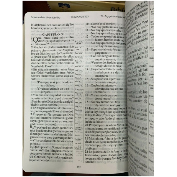 Biblia RV1909 Imit Piel Duotono rojo mostaza letra grande co - Image 3