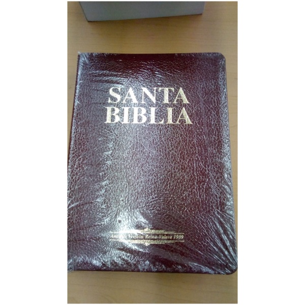 RVA 1909 Letra Grande con Concordancia piel fabricada vino