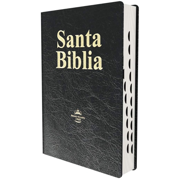 Biblia RVR1960 Tamaño Manual Vinyl Negro índice