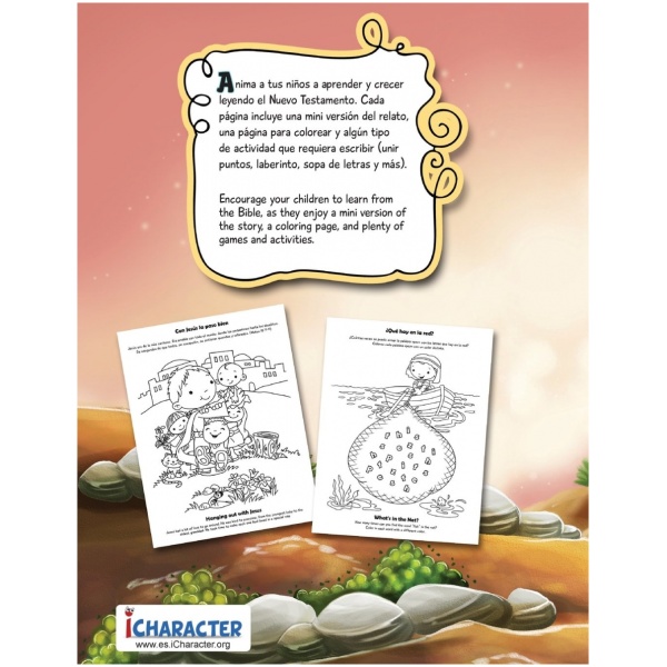 Nuevo Testamento Cuaderno para colorear y de actividades Bil - Image 3