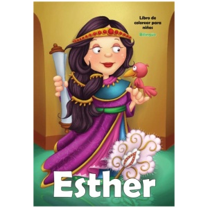 Ester Libro de Colorear Gigante