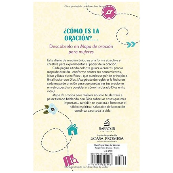 Mapa de Oración Para Mujeres: Un Diario Creativo - Image 2