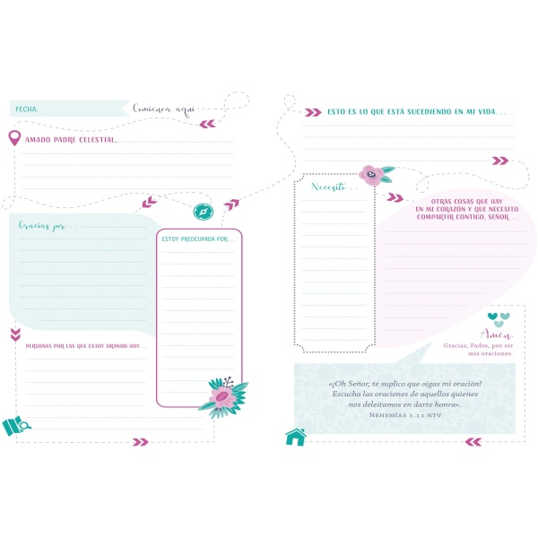 Mapa de Oración Para Mujeres: Un Diario Creativo - Image 3
