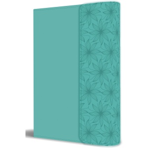 Biblia Rvr1960 Manual Símil Piel Aquamarina solapa imán