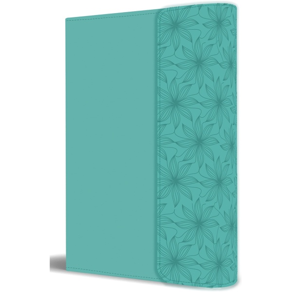 Biblia Rvr1960 Manual Símil Piel Aquamarina solapa imán