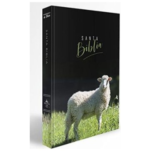 Biblia RVR1960 Lt Grande Tapa Dura Nombres De Dios Cordero 10.5pt