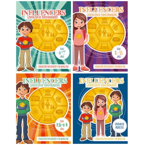 Influencers Vol 1-4 (4-14 años)