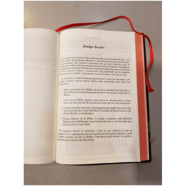 Biblia Mediana Edición De Referencias Dhh Vinil Negro - Image 3