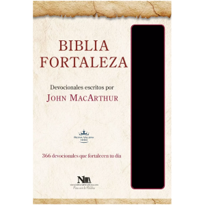 Biblia Fortaleza, Rvr1960 Imitación Piel Color Negro